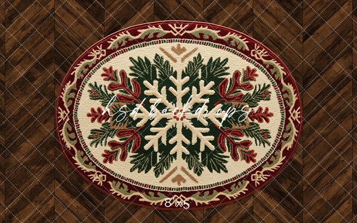 Festive Christmas Floor Mat - HSD Photography Backdrops