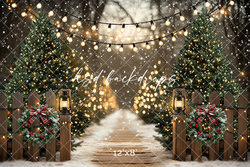 Tree Farm Pathway (sweep options) - HSD Photography Backdrops