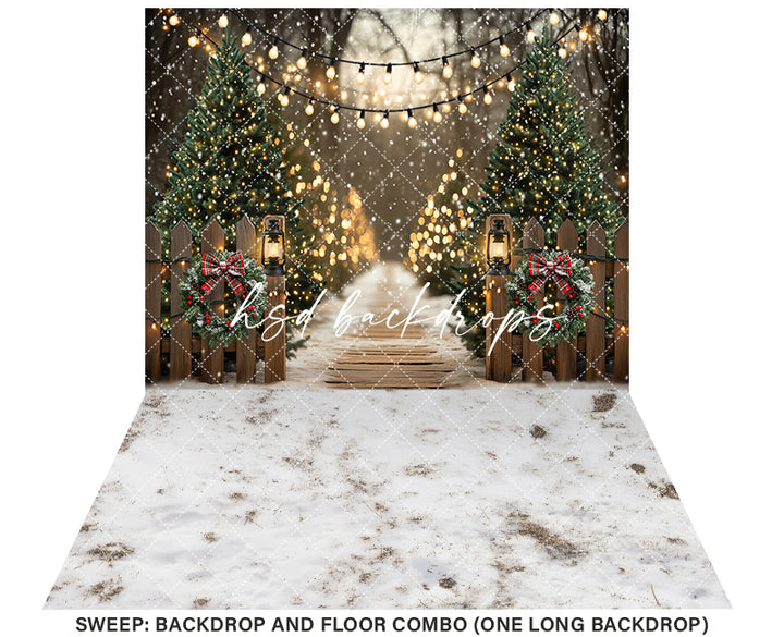 Tree Farm Pathway (sweep options) - HSD Photography Backdrops