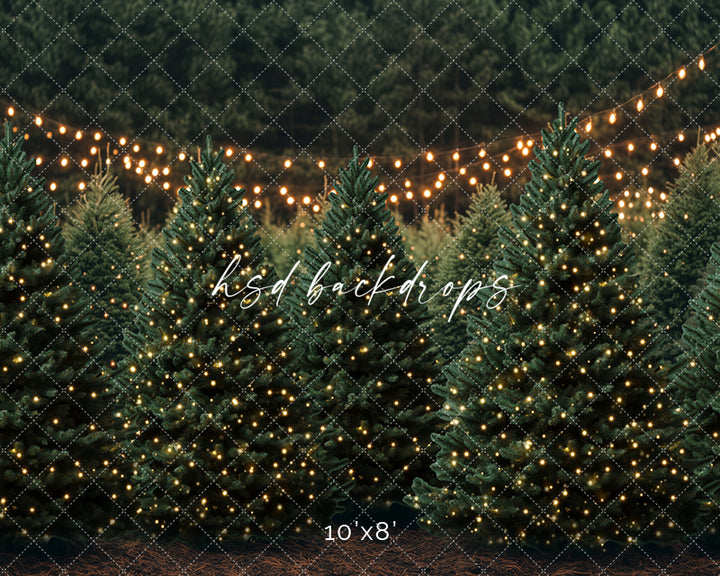 Twinkling Tree Farm (sweep options) - HSD Photography Backdrops