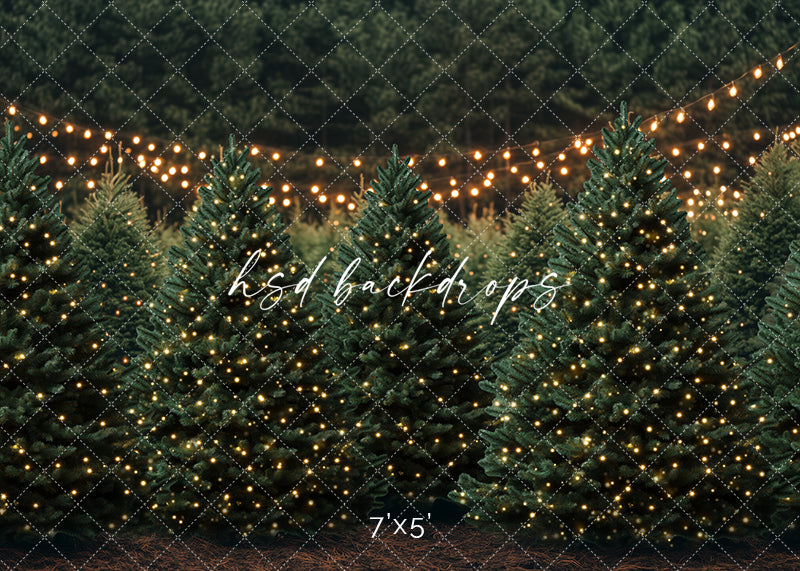 Twinkling Tree Farm (sweep options) - HSD Photography Backdrops