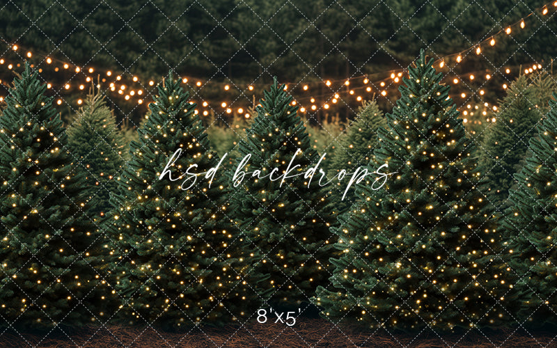 Twinkling Tree Farm (sweep options) - HSD Photography Backdrops