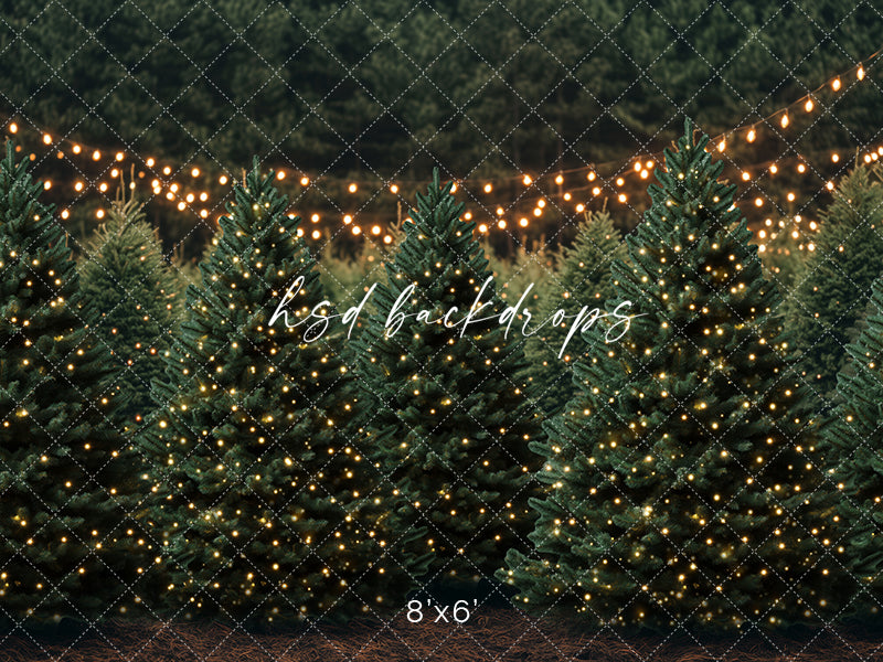 Twinkling Tree Farm (sweep options) - HSD Photography Backdrops