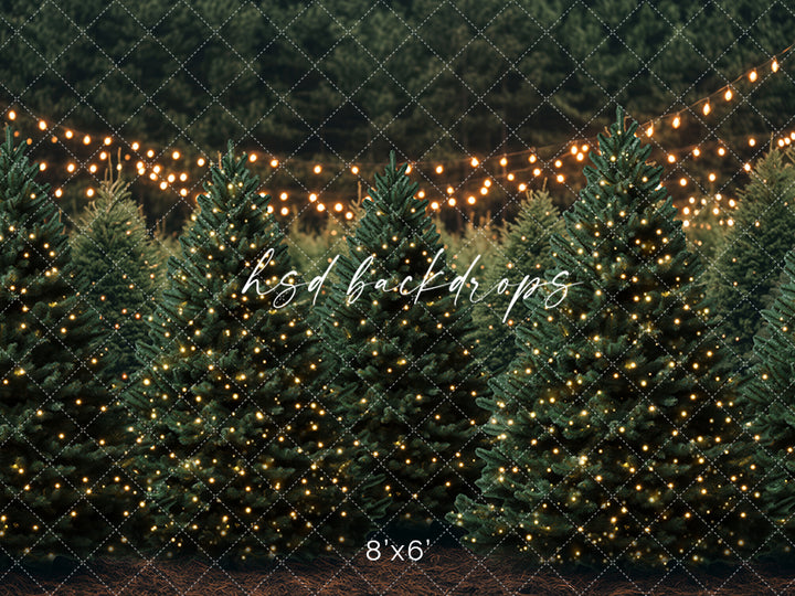 Twinkling Tree Farm (sweep options) - HSD Photography Backdrops