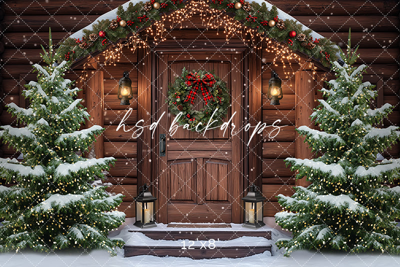 Christmas at the Cabin (sweep options) - HSD Photography Backdrops