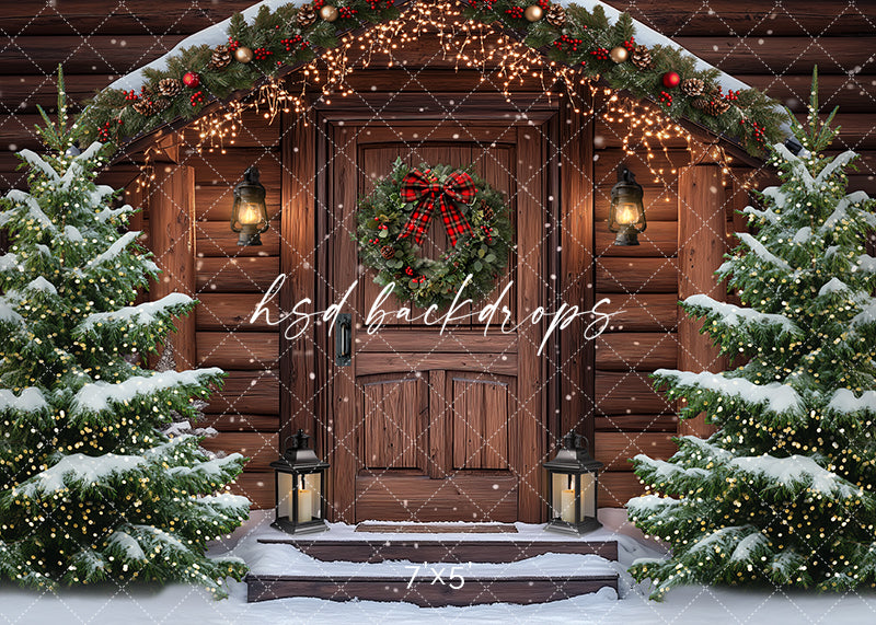 Christmas at the Cabin (sweep options) - HSD Photography Backdrops