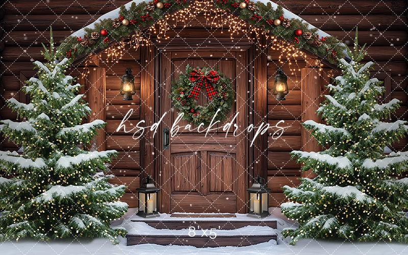 Christmas at the Cabin (sweep options) - HSD Photography Backdrops