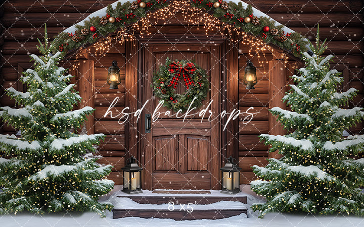 Christmas at the Cabin (sweep options) - HSD Photography Backdrops