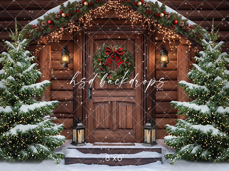 Christmas at the Cabin (sweep options) - HSD Photography Backdrops