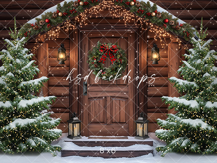 Christmas at the Cabin (sweep options) - HSD Photography Backdrops