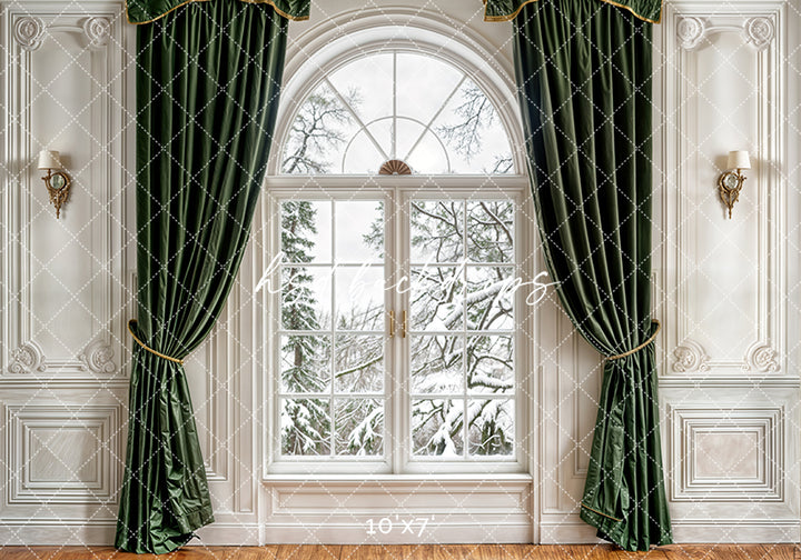 Festive Winter Window (sweep options) - HSD Photography Backdrops