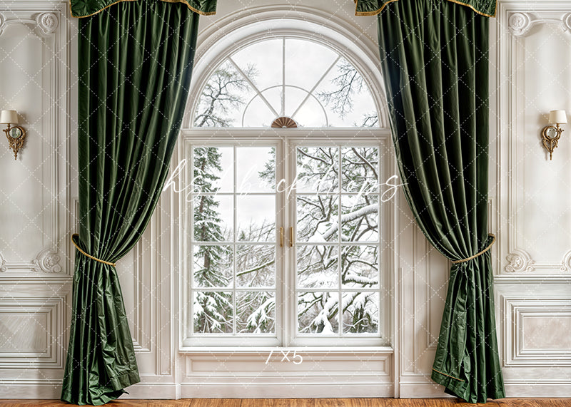Festive Winter Window (sweep options) - HSD Photography Backdrops