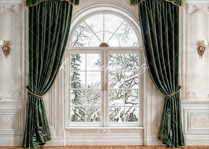 Festive Winter Window (sweep options) - HSD Photography Backdrops