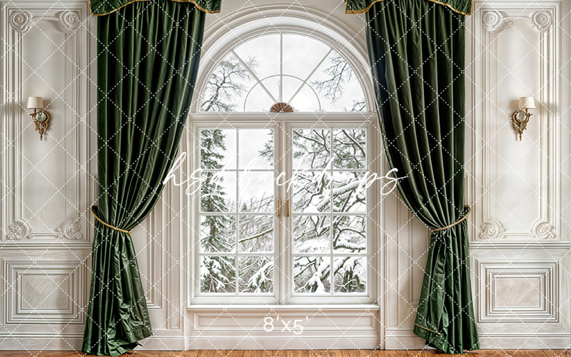 Festive Winter Window (sweep options) - HSD Photography Backdrops