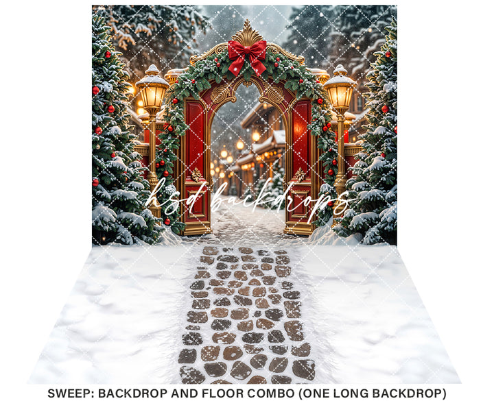 Santa's Regal Workshop Entrance (sweep options)