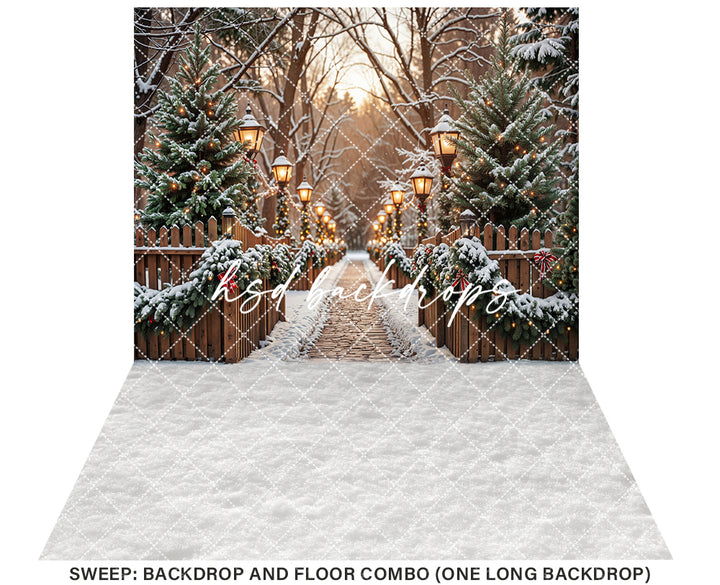 Rustic Christmas Entrance (sweep options)