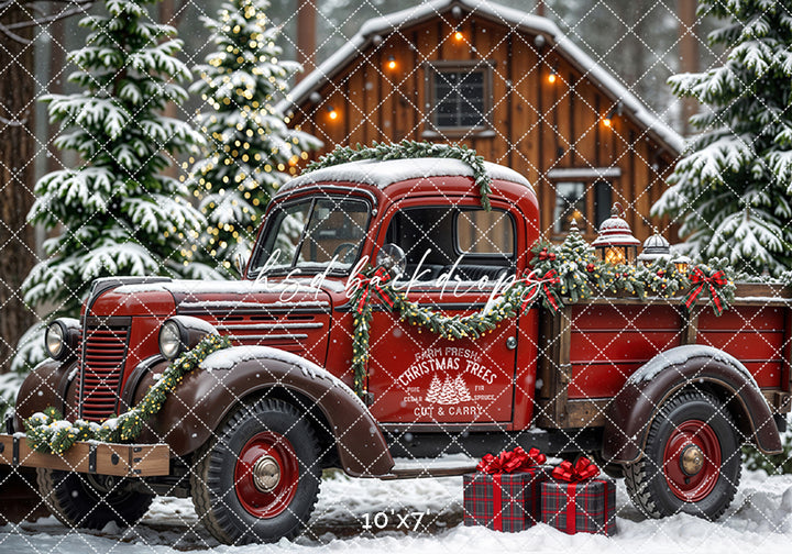 Christmas Tree Farm Truck (sweep options)