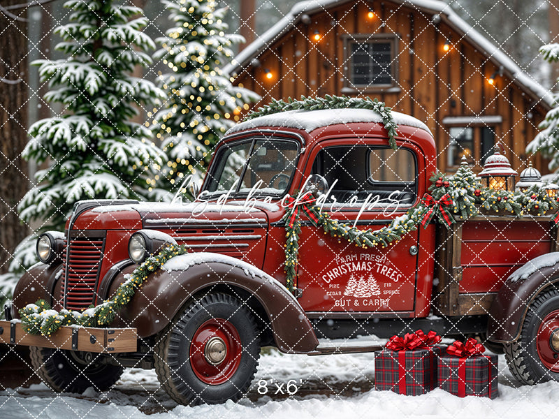 Christmas Tree Farm Truck (sweep options)