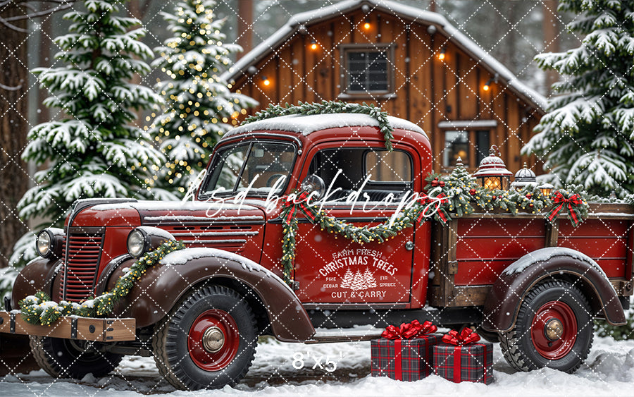 Christmas Tree Farm Truck (sweep options)