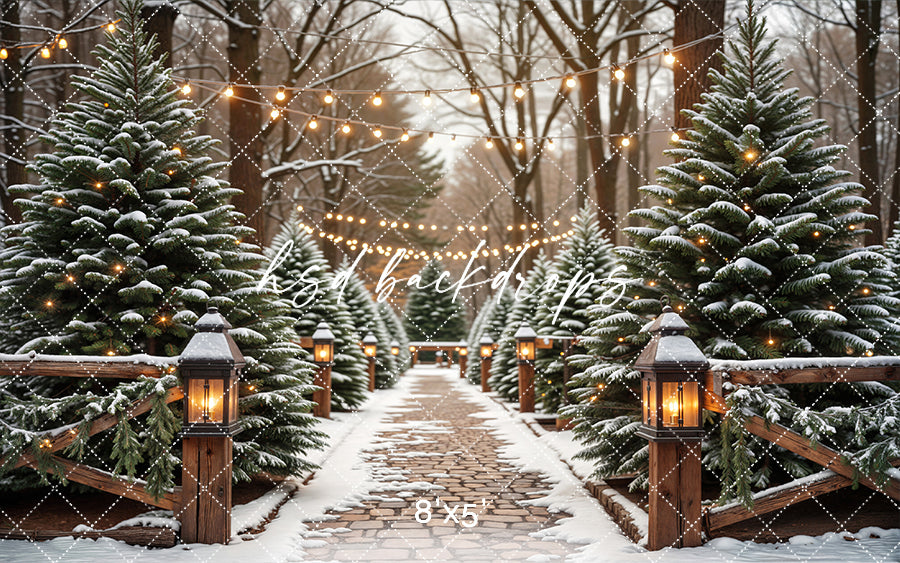 Evergreen Tree Farm Entrance (sweep options)