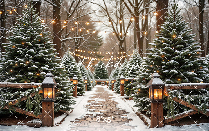 Evergreen Tree Farm Entrance (sweep options)