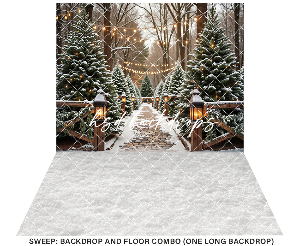 Evergreen Tree Farm Entrance (sweep options)