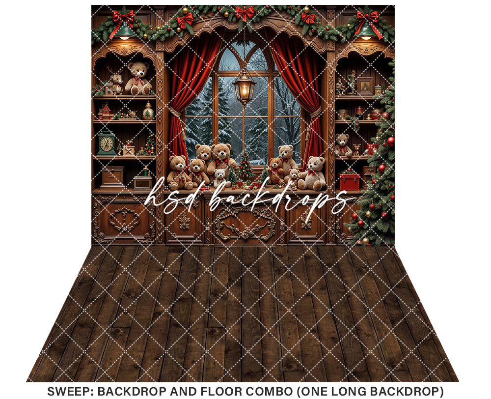 Cozy Claus Toy Counter (sweep options)