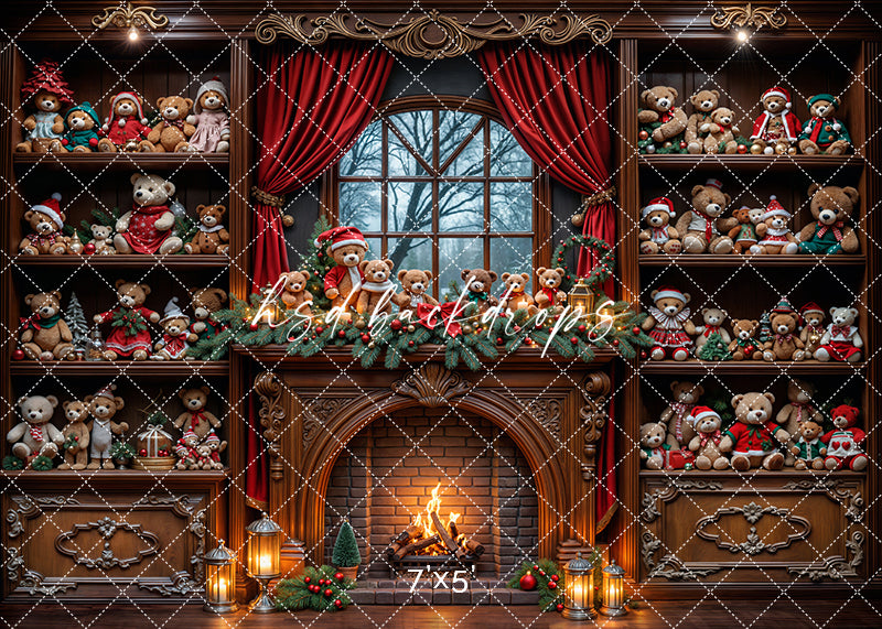 Cozy Claus Fireplace (sweep options)