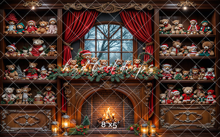 Cozy Claus Fireplace (sweep options)