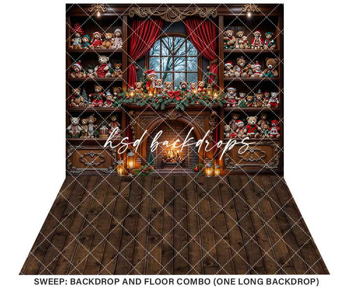 Cozy Claus Fireplace (sweep options)