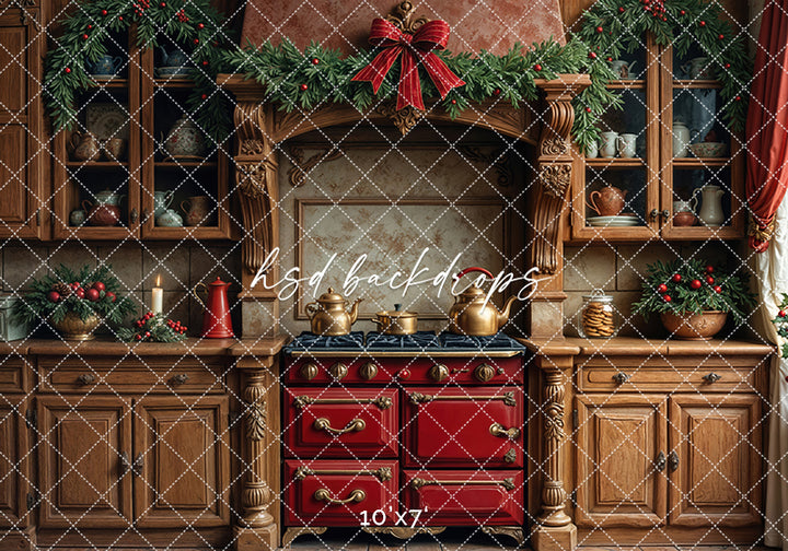 Nostalgic Christmas Kitchen (right lighting)