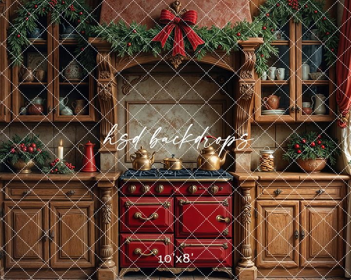 Nostalgic Christmas Kitchen (right lighting)