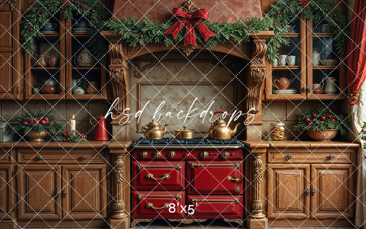 Nostalgic Christmas Kitchen (right lighting)