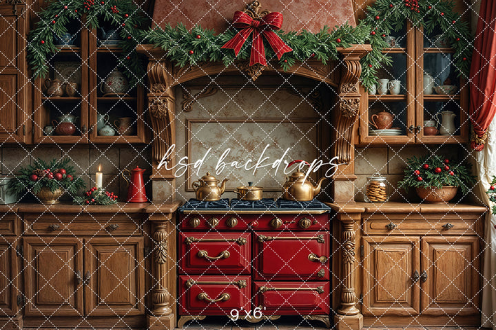Nostalgic Christmas Kitchen (right lighting)