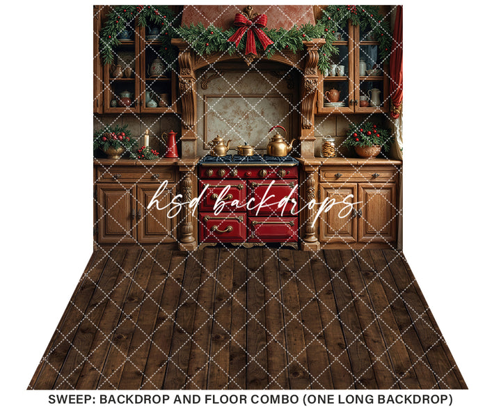 Nostalgic Christmas Kitchen (right lighting)