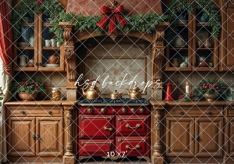 Nostalgic Christmas Kitchen (sweep options)