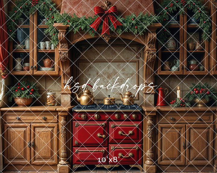 Nostalgic Christmas Kitchen (sweep options)