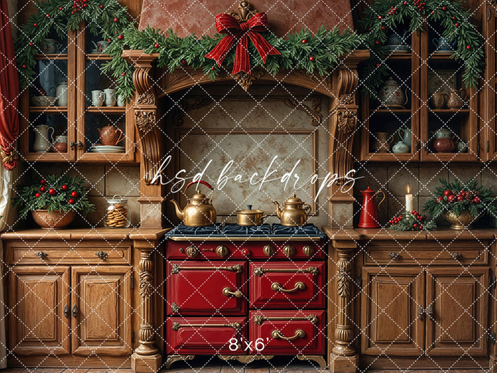 Nostalgic Christmas Kitchen (sweep options)