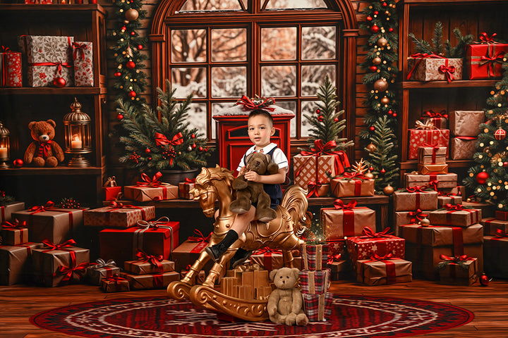 Nostalgic Christmas Mail Room Window (sweep options)
