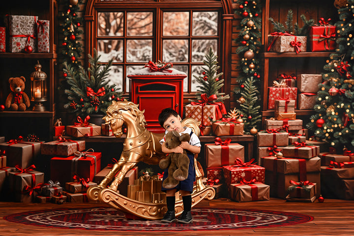 Nostalgic Christmas Mail Room Window (sweep options)