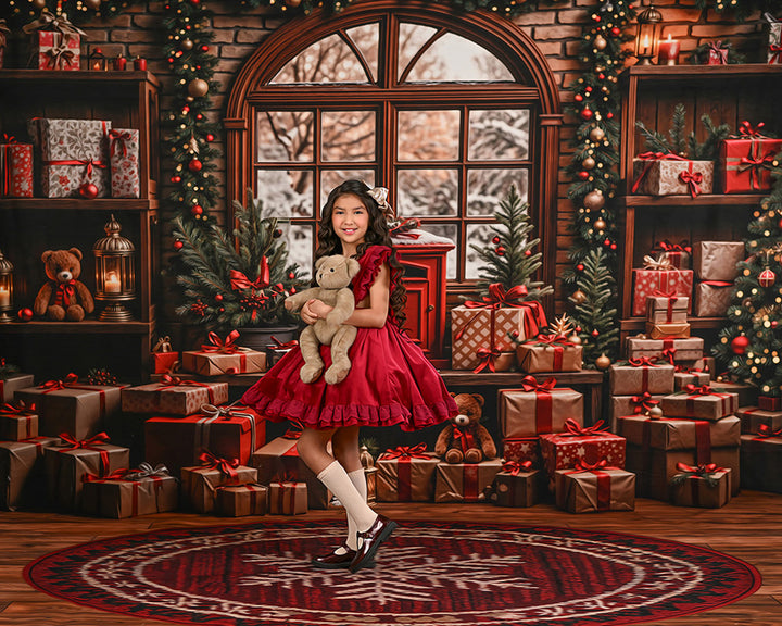 Nostalgic Christmas Mail Room Window (sweep options)