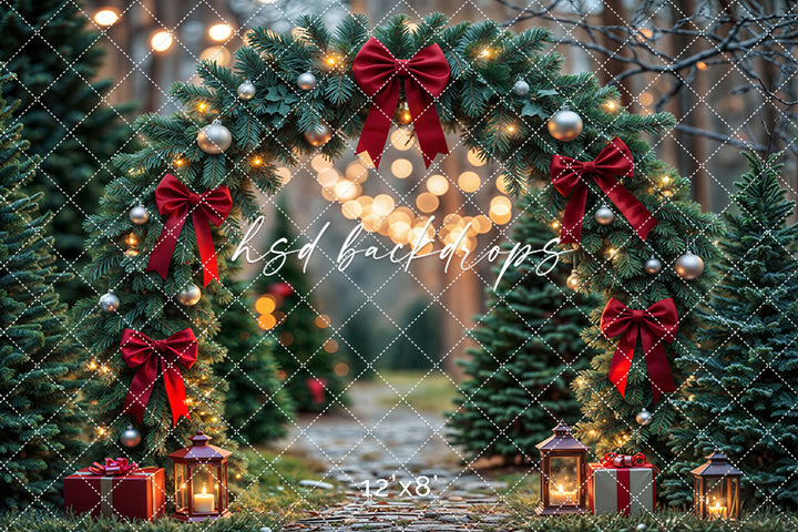 Evergreen Elegance Arch (sweep options)