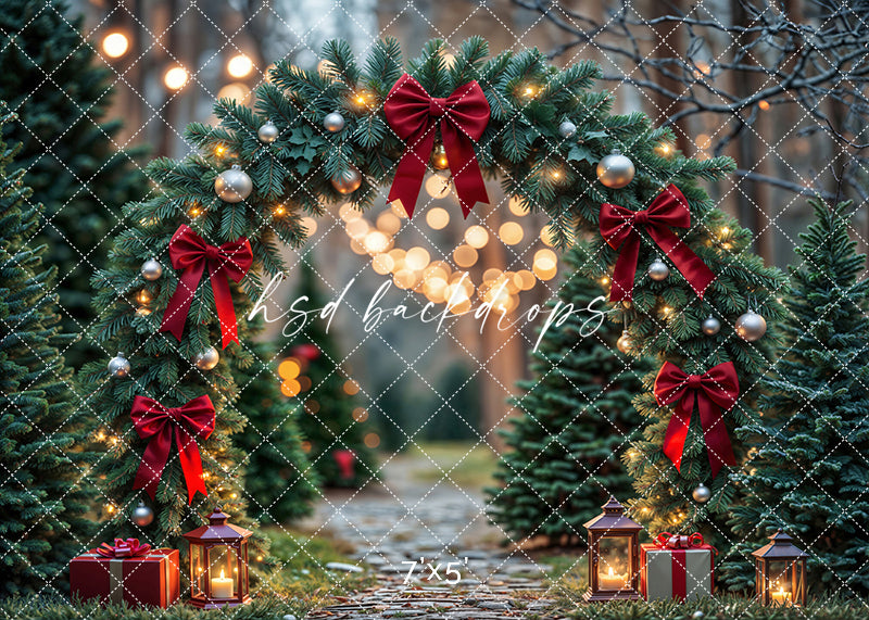 Evergreen Elegance Arch (sweep options)