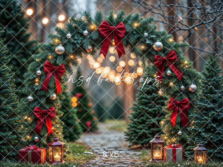 Evergreen Elegance Arch (sweep options)