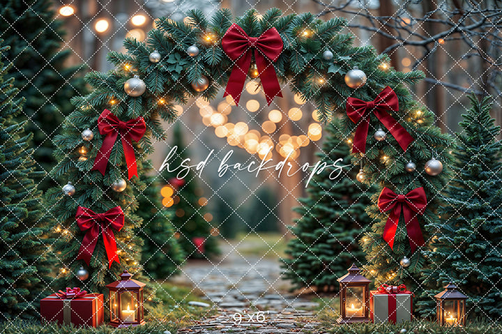 Evergreen Elegance Arch (sweep options)