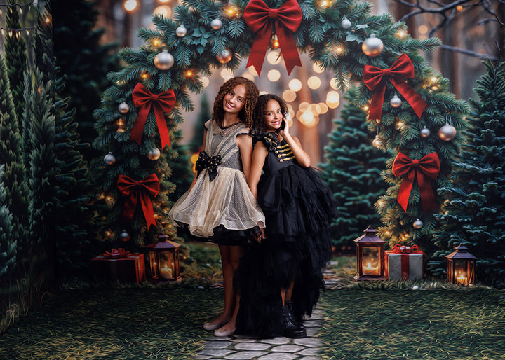 Evergreen Elegance Arch (sweep options)