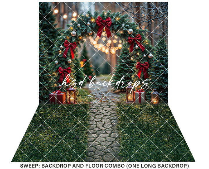 Evergreen Elegance Arch (sweep options)