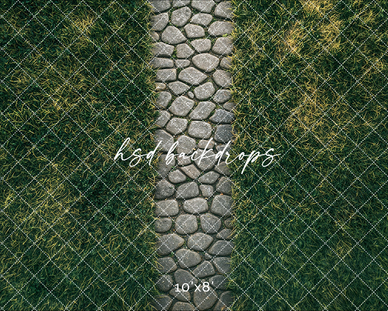 Cobblestone Lawn Lane Floor Mat