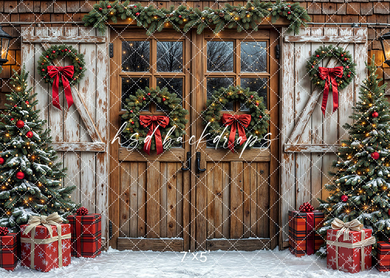 Frosted Farmhouse Doors (sweep options)