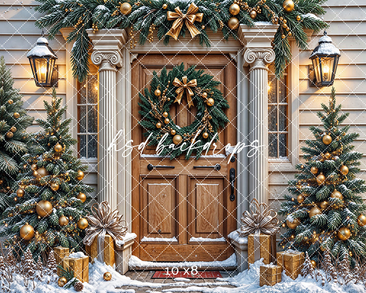 Gilded Wreath Door (sweep options)